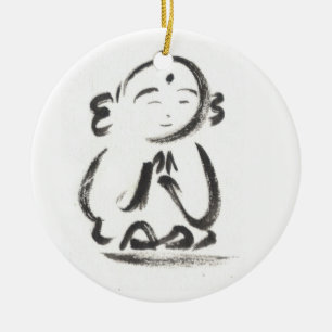 Jizo the Monk Keramisch Ornament
