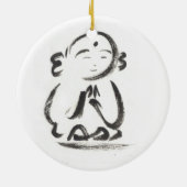 Jizo the Monk Keramisch Ornament (Achterkant)