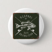 JJ56 Weapons of Bass.tif Ronde Button 5,7 Cm (Voorkant)