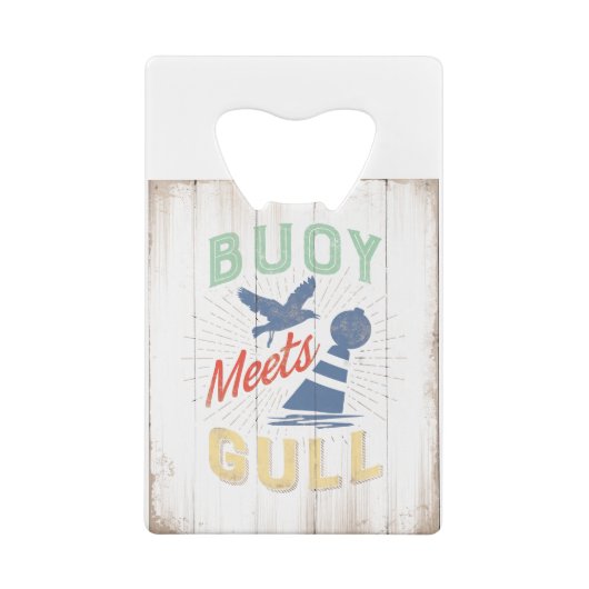 JJ72 Buoy Meets Gull.tif Creditkaart Flessenopener (Achterkant)
