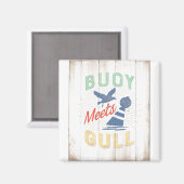 JJ72 Buoy Meets Gull.tif Magneet (Voorkant / Achterkant)