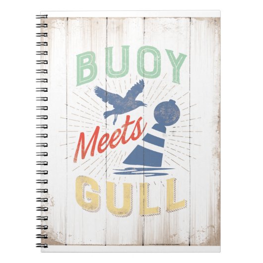 JJ72 Buoy Meets Gull.tif Notitieboek (Voorkant)