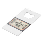 JJ81 geef One.tif toe Creditkaart Flessenopener (Achterkant Gekanteld)