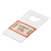 JJ82 nog een tif Creditkaart Flessenopener (Voorkant Gekanteld)