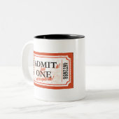 JJ82 nog een tif Tweekleurige Koffiemok (Voorkant links)