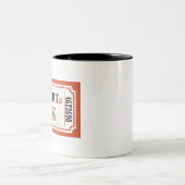 JJ82 nog een tif Tweekleurige Koffiemok (Center)