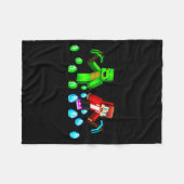 Jj And Mikey Happy Birthday  Fleece Deken (Voorkant (Horizontaal))