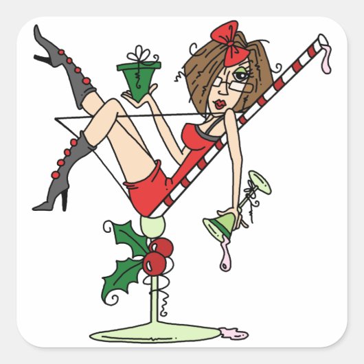 JJ Cheers Vierkante Sticker (Voorkant)