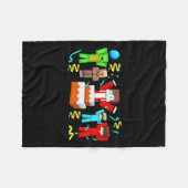 JJ en Mikey zijn jarig! Fleece Deken (Voorkant (Horizontaal))