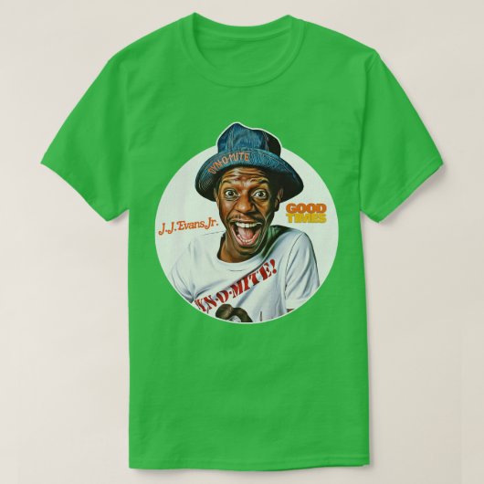 JJ Evans Jr Goede Tijden 70s sitcom T-shirt (Design voorkant)