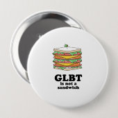jj_glbt_sandwich2pn ronde button 4,0 cm (Voorkant /achterkant)