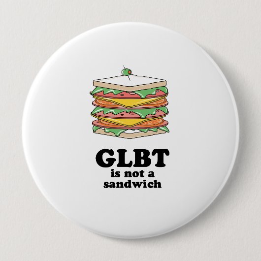 jj_glbt_sandwich2pn ronde button 4,0 cm (Voorkant)