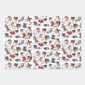 JJ kerstpatroon_ Kerstmis_Wit Inpakpapier Vel (Voorkant 2)