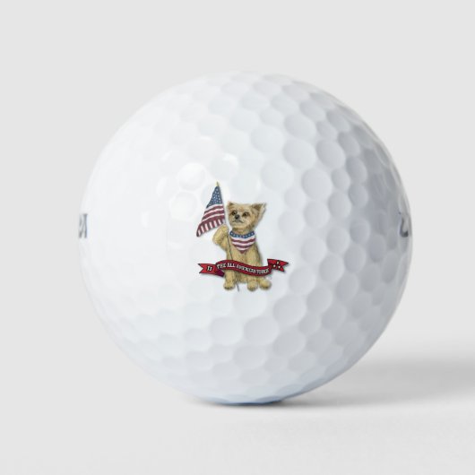 JJ The All-American Yorkie Golfballen (Voorkant)