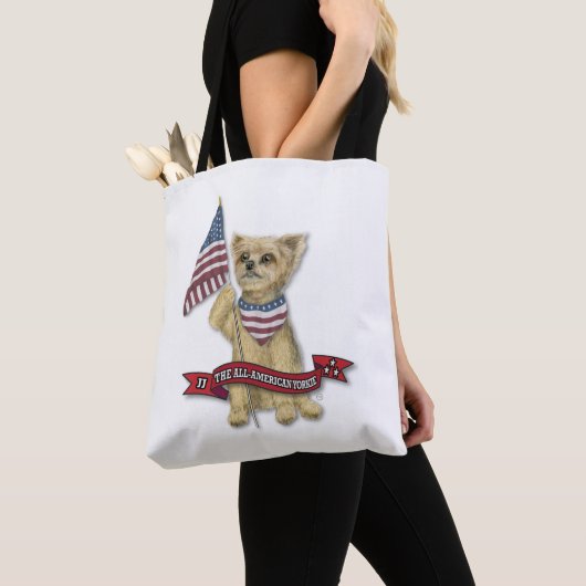 JJ The All-American Yorkie Tote Bag (Dichtbij)