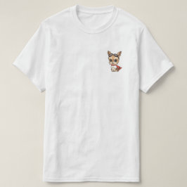 JJ Zittende Kleine Logo w / FMF &AID logo op rug T-shirt