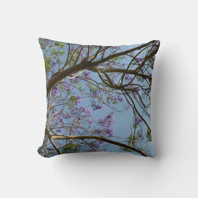 jjacaranda - boombijtakken bloemen kussen (Voorkant)