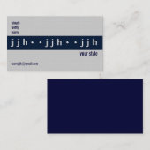 JJH Visitekaartje (Voorkant / Achterkant)