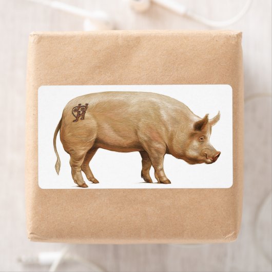 JJHD varkenslabel Etiket (Insitu)