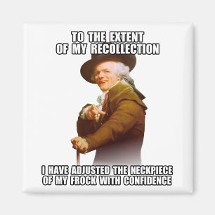 Jjoseph Ducreux Archaic Rap Poppin' Neckpart Magneet