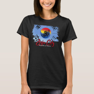 Jju City Republic of Korea South Korea Artistic K T-shirt