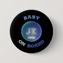 JK 2023 Badge Baby aan boord van grotere letters