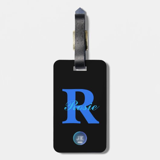 JK 2023 Bagagelabel dubbelzijdig monogram (Achterkant verticaal)