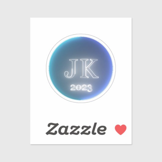 JK 2023 Logo Tiny Clear Vinyl Stickers (Vel)