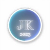JK 2023 Logo Tiny Clear Vinyl Stickers (Voorkant)