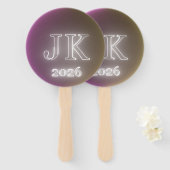 JK 2026 Hand Fan Handwaaier (Voorkant en achterkant)