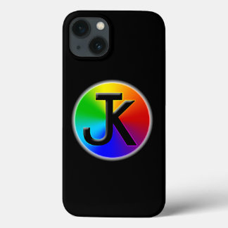 JK-draagtas voor logo kleurenwiel (zwart) Case-Mate iPhone Case