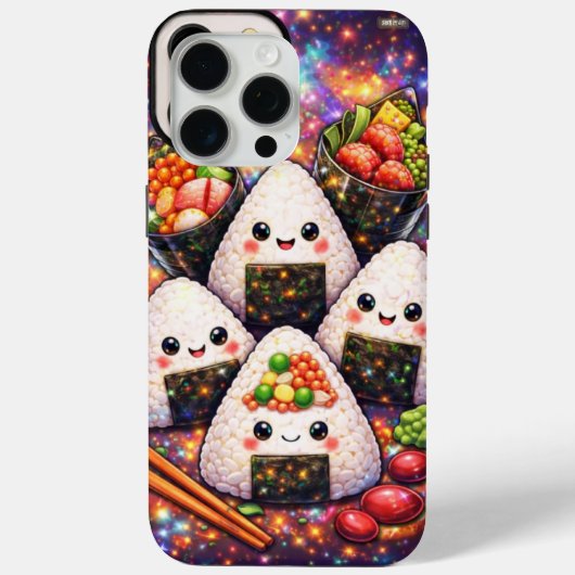 JK Sushi – Funda iPhone Diseño Sushi Kawaii Japoné Case-Mate iPhone Case (Achterkant)