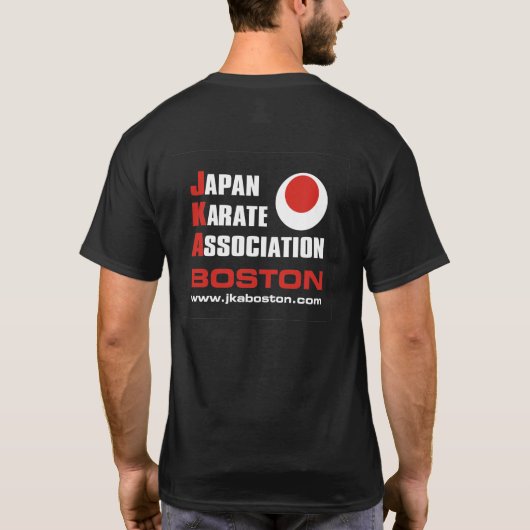 JKA Boston T-shirt (donker, zonder grens) (Achterkant)