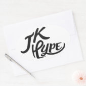 JKHype stickers zwart (Envelop)