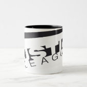 JL B/W Skewed Tweekleurige Koffiemok (Center)