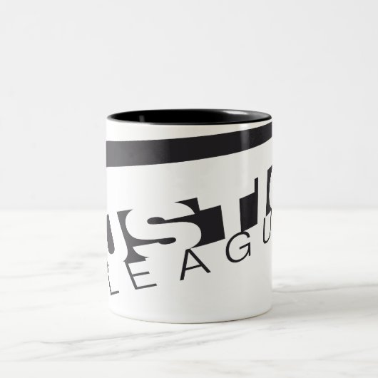 JL B/W Skewed Tweekleurige Koffiemok (Center)