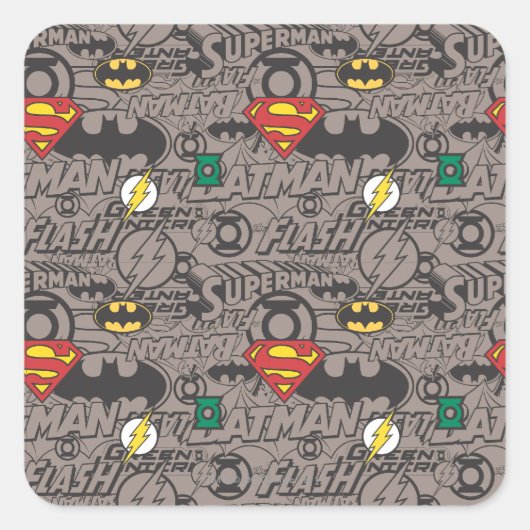 JL Core Supreme 6 Vierkante Sticker (Voorkant)