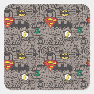 JL Core Supreme 6 Vierkante Sticker