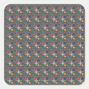 JL Core Supreme 9 Vierkante Sticker