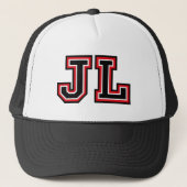 "JL"-monogram Trucker Pet (Voorkant)