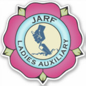 JLA logo vinyl sticker HS 4" (Voorkant)