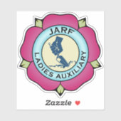 JLA logo vinyl sticker HS 4" (Vel)