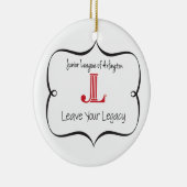 JLA Ornament: "Verlaat je legitimiteit" Keramisch Ornament (Rechts)