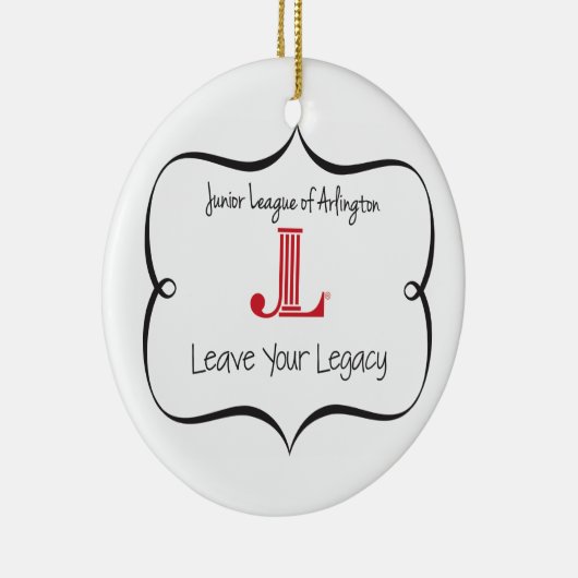 JLA Ornament: "Verlaat je legitimiteit" Keramisch Ornament (Rechts)