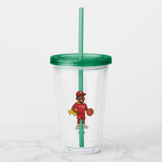 J'Lon de Kampioen Acryl Drinkbeker (Voorkant)