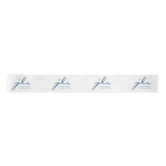 JLR Classic Logo Satin Ribbon Satijnen Lint (Voorkant)