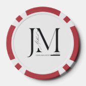 JM POKER CHIPS (Achterkant)