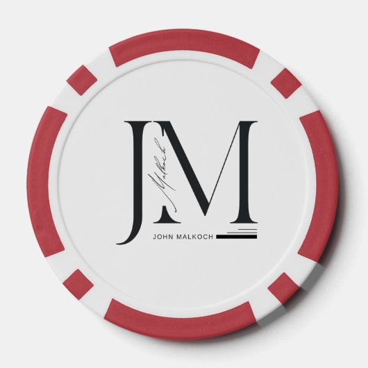 JM POKER CHIPS (Achterkant)