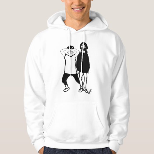 JM-stijl Hoodie (Voorkant)