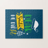 Jmas Gift Beste kerstman, hij heeft het gedaan Legpuzzel (Horizontaal)